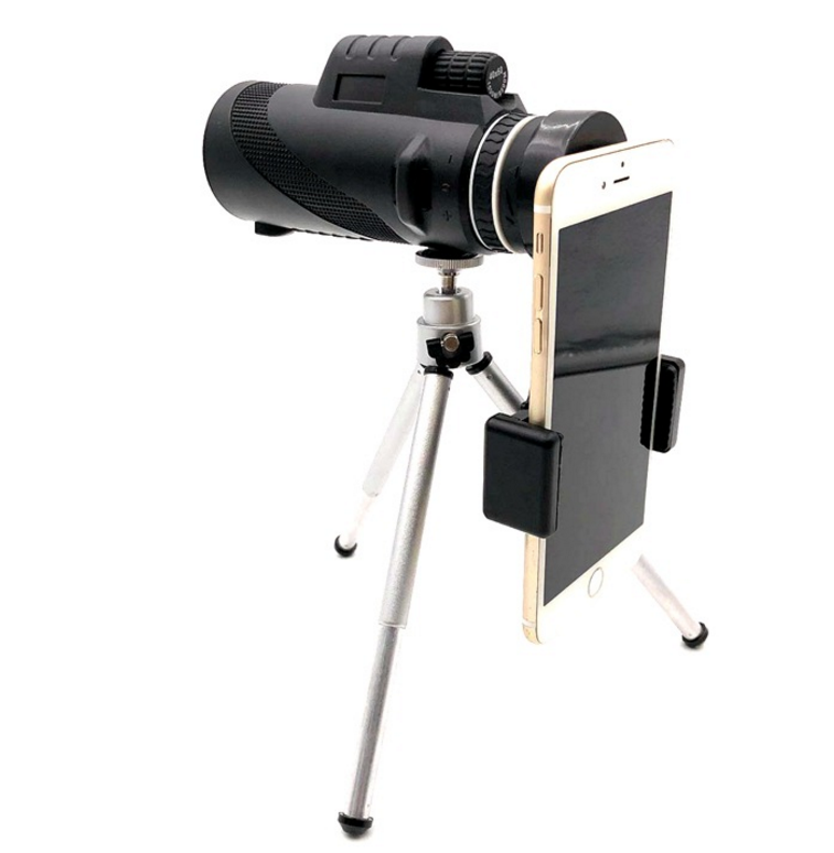 Telescopio de Alta Definición con Soporte Universal para Teléfono