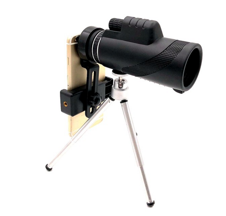 Telescopio de Alta Definición con Soporte Universal para Teléfono