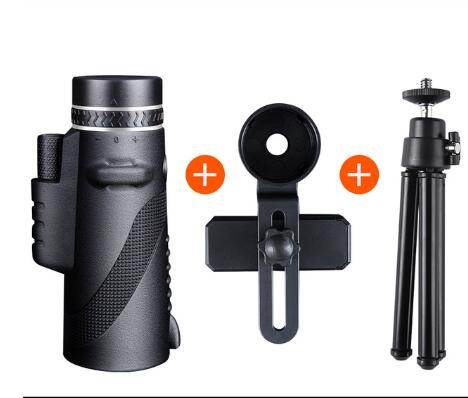 Telescopio de Alta Definición con Soporte Universal para Teléfono