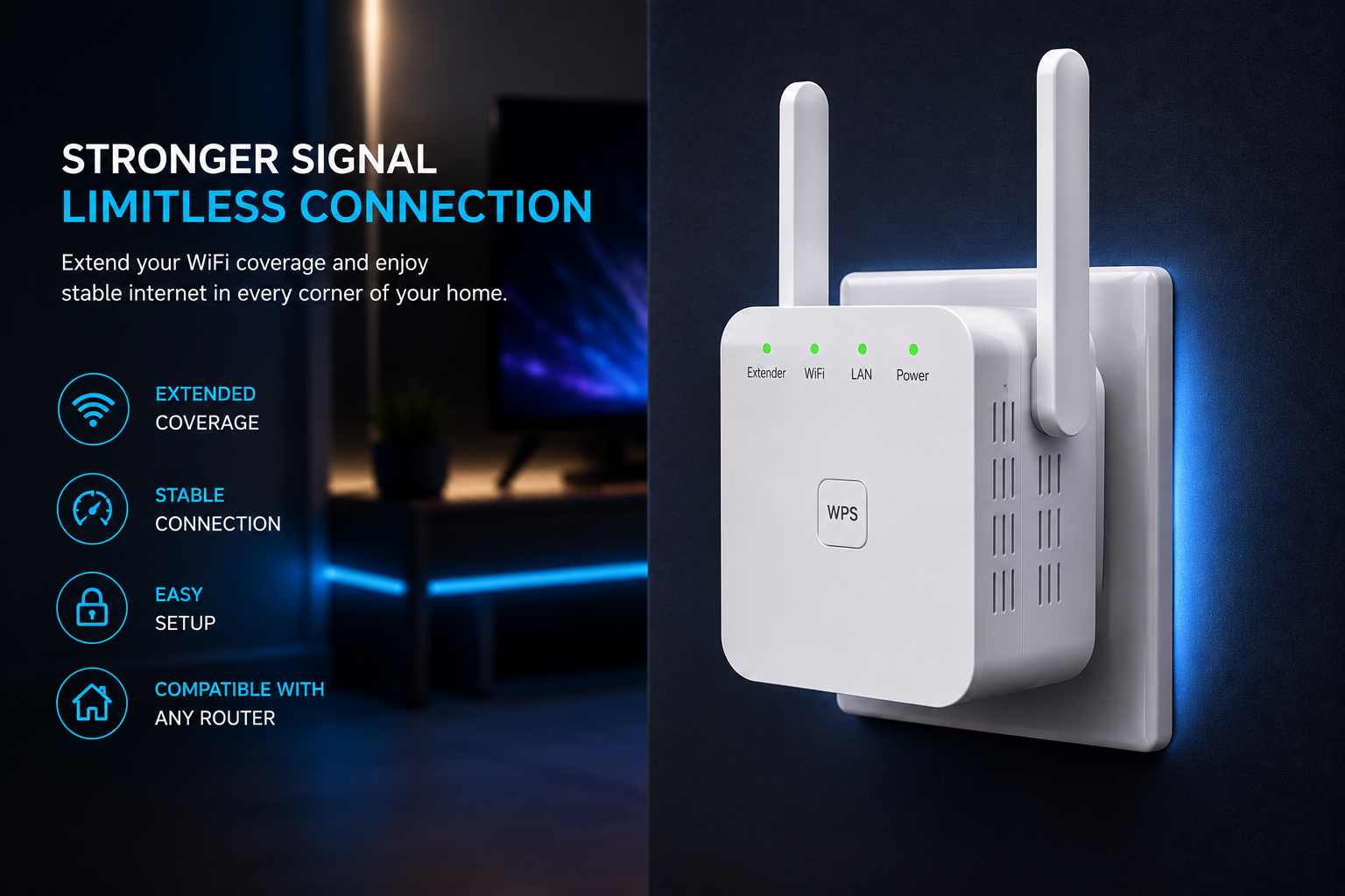 Amplificador y Repetidor WiFi para el Hogar
